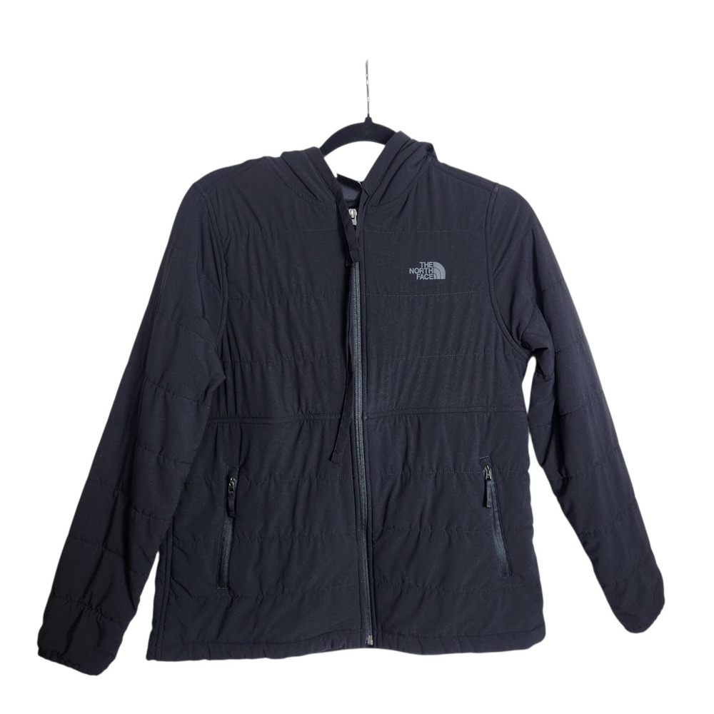 The North Face Women Mountain Sweatshirt Full Zip Hoodie Black Large